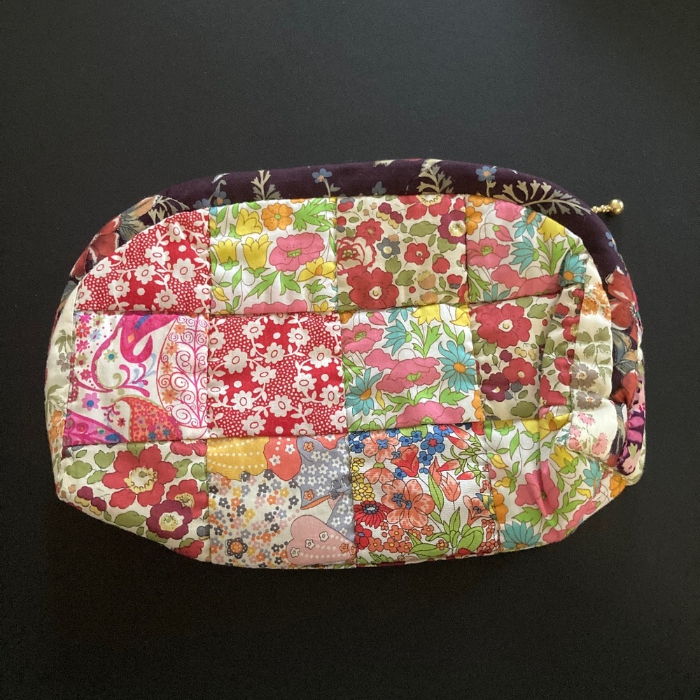 Handmade Quilted Liberty of London pouch #3